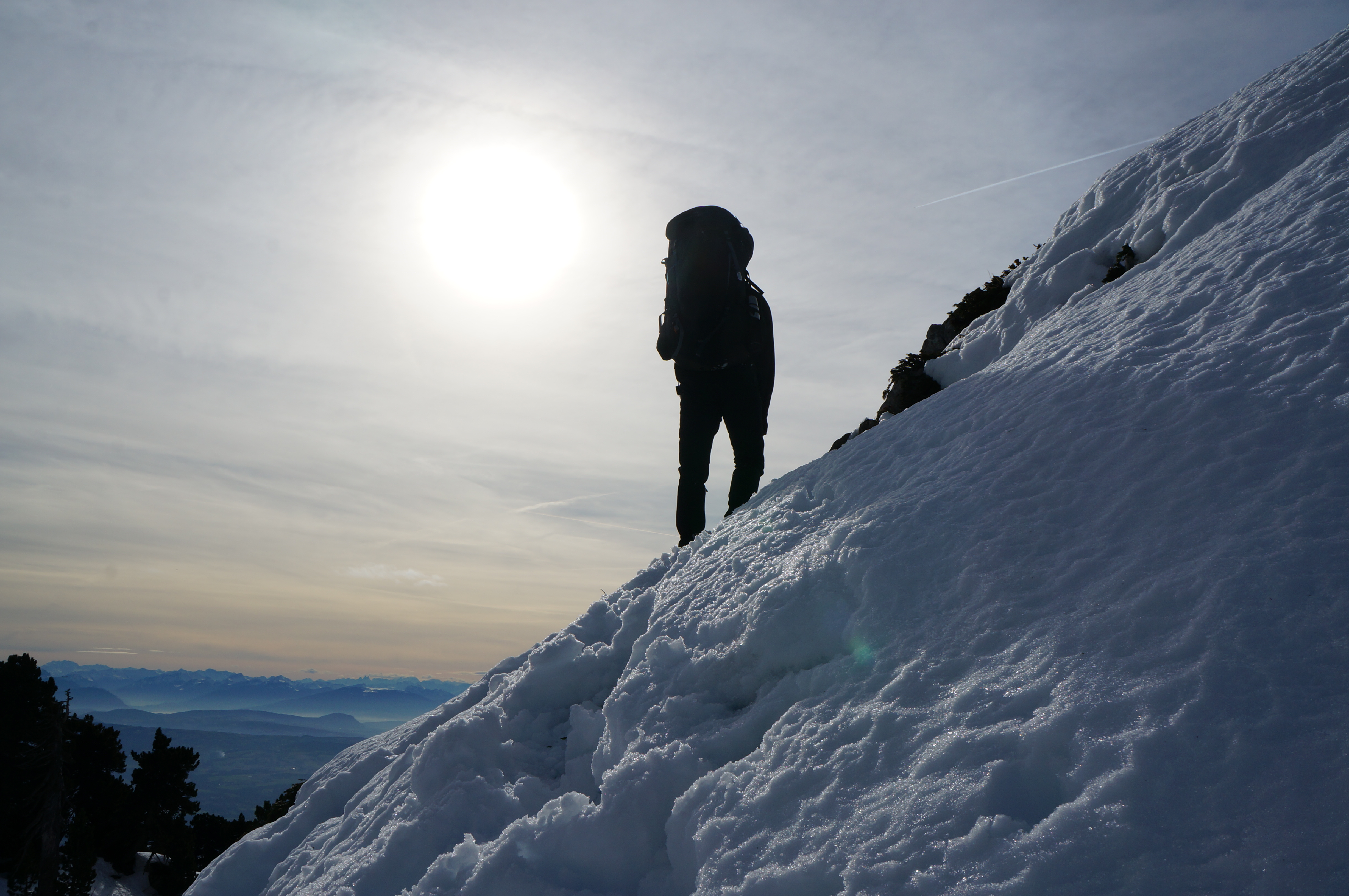 Winterwanderung durch die Französische Jura auf Schneeschuhen (28)