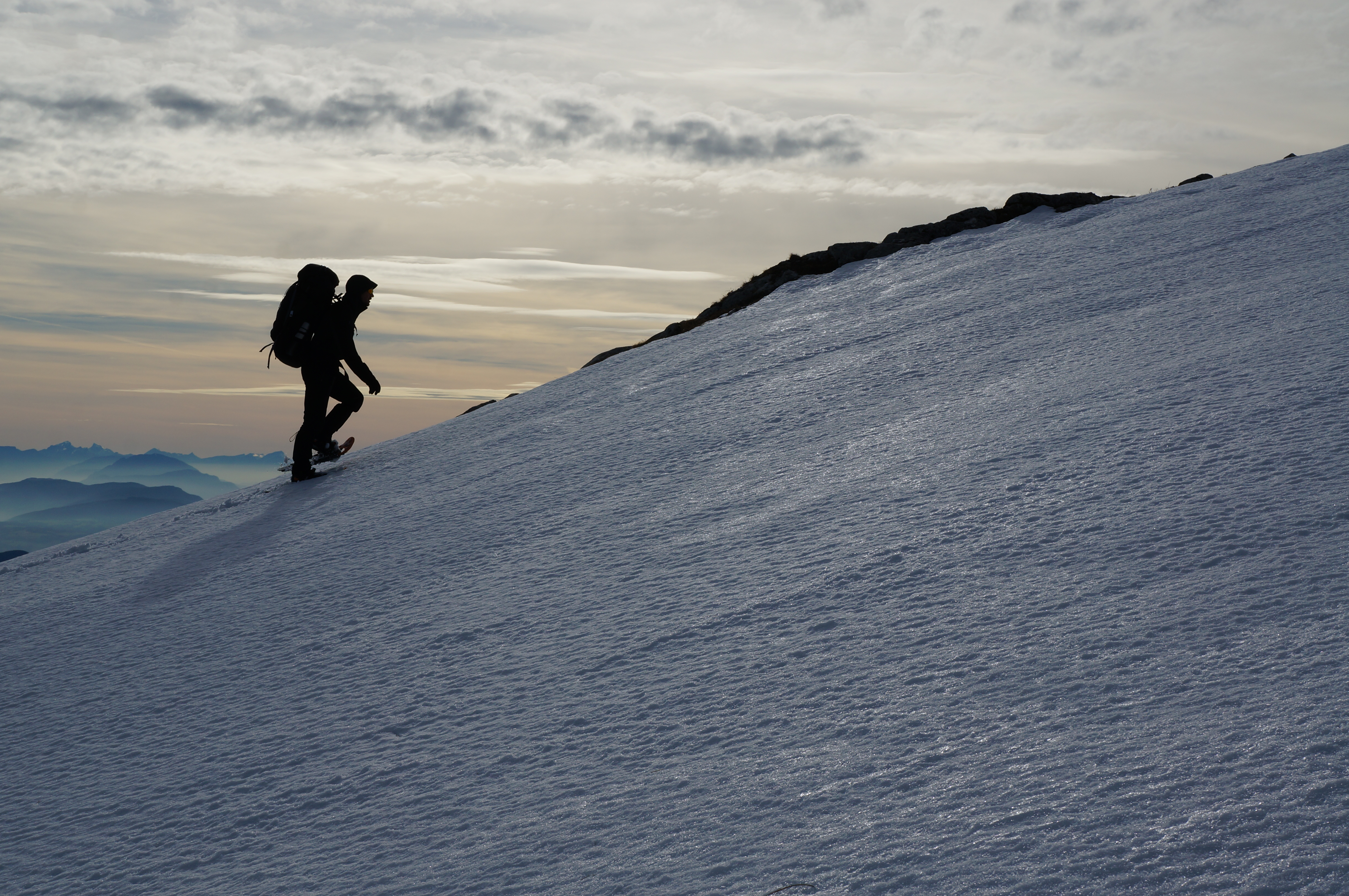 Winterwanderung durch die Französische Jura auf Schneeschuhen (30)