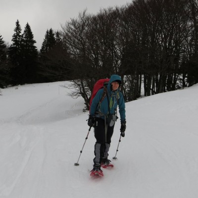 2-Winterwanderung durch die Französische Jura auf Schneeschuhen (1)